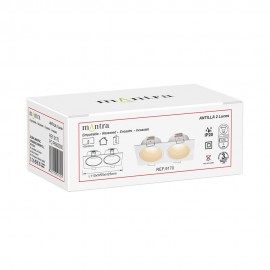 Mantra, Mantra Empotrable Mini Gu10 2l Blanco Antilla Blanco 9170