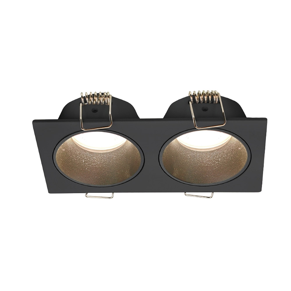 Mantra, Mantra Empotrable Mini Gu10 2l Negro Antilla Negro 9171
