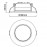 Mantra Empotrable LED Cct 6w Blanco Nasao Blanco 9247