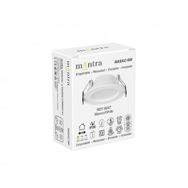 Mantra, Mantra Empotrable LED Cct 6w Blanco Nasao Blanco 9247