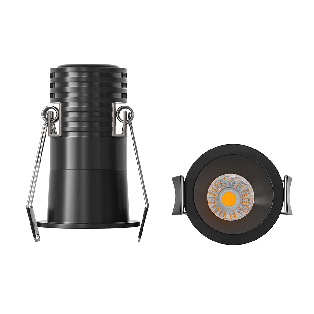 Mantra, Mantra Empotrable LED 7w 3000k Negro Cane Negro 9268
