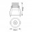 Mantra Empotrable LED 7w 4000k Blanco Cane Blanco 9269
