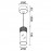 Mantra Colgante LED 5w 3000k Negro Gruissan Negro 9294