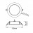 Mantra Empotrable LED Cct 6w Blanco Eilat Blanco 9295