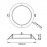 Mantra Empotrable LED Cct 9w Blanco Eilat Blanco 9296