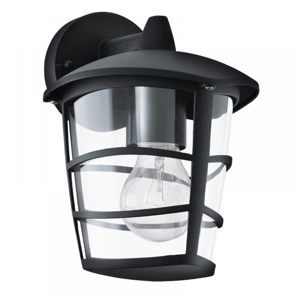 Eglo, Eglo Aplique Exterior Negro Aloria 93098