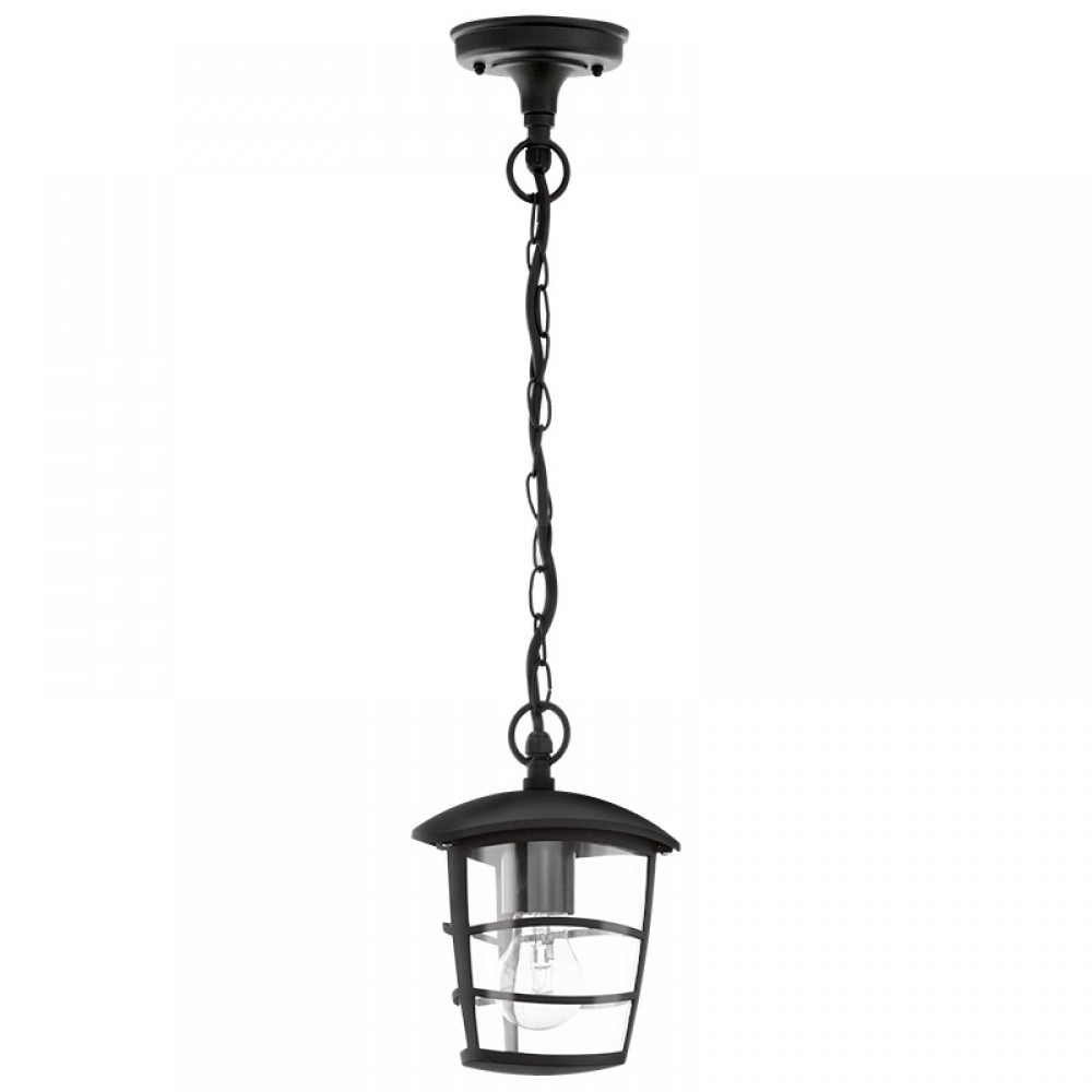 Eglo, Eglo Colgante Exterior Negro Aloria 93406