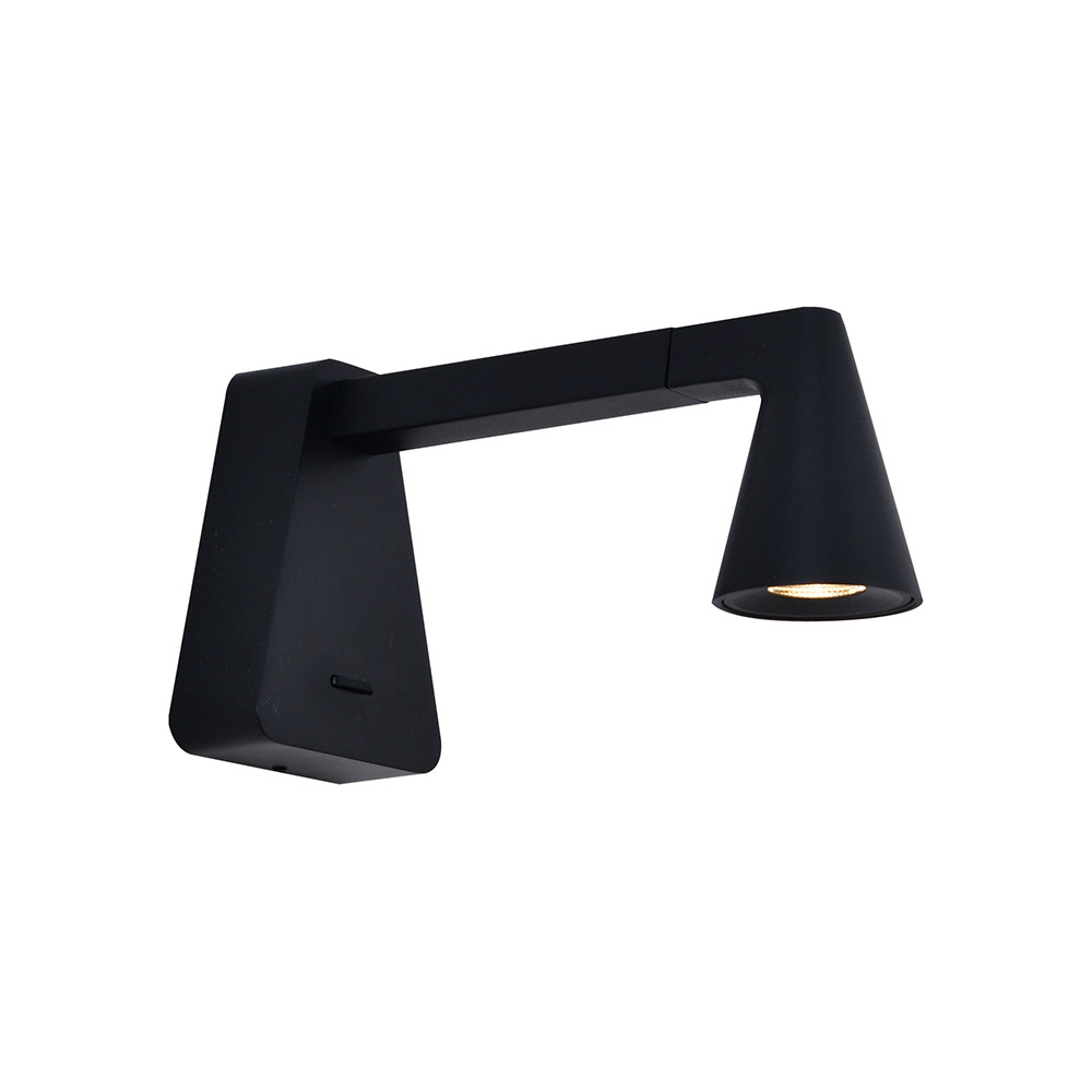 Mantra, Mantra Aplique LED 5w con Interruptor Africa Negro 9412