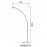 Mantra Pie de Salon LED 5w Africa Negro 9417