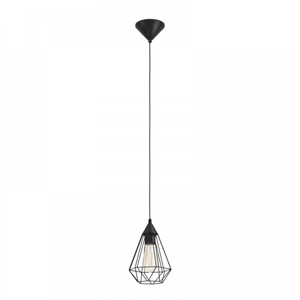 Eglo, Eglo Colgante Vintage Tarbes Negro 94187
