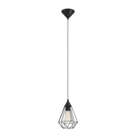 Eglo Colgante Vintage Tarbes Negro 94187