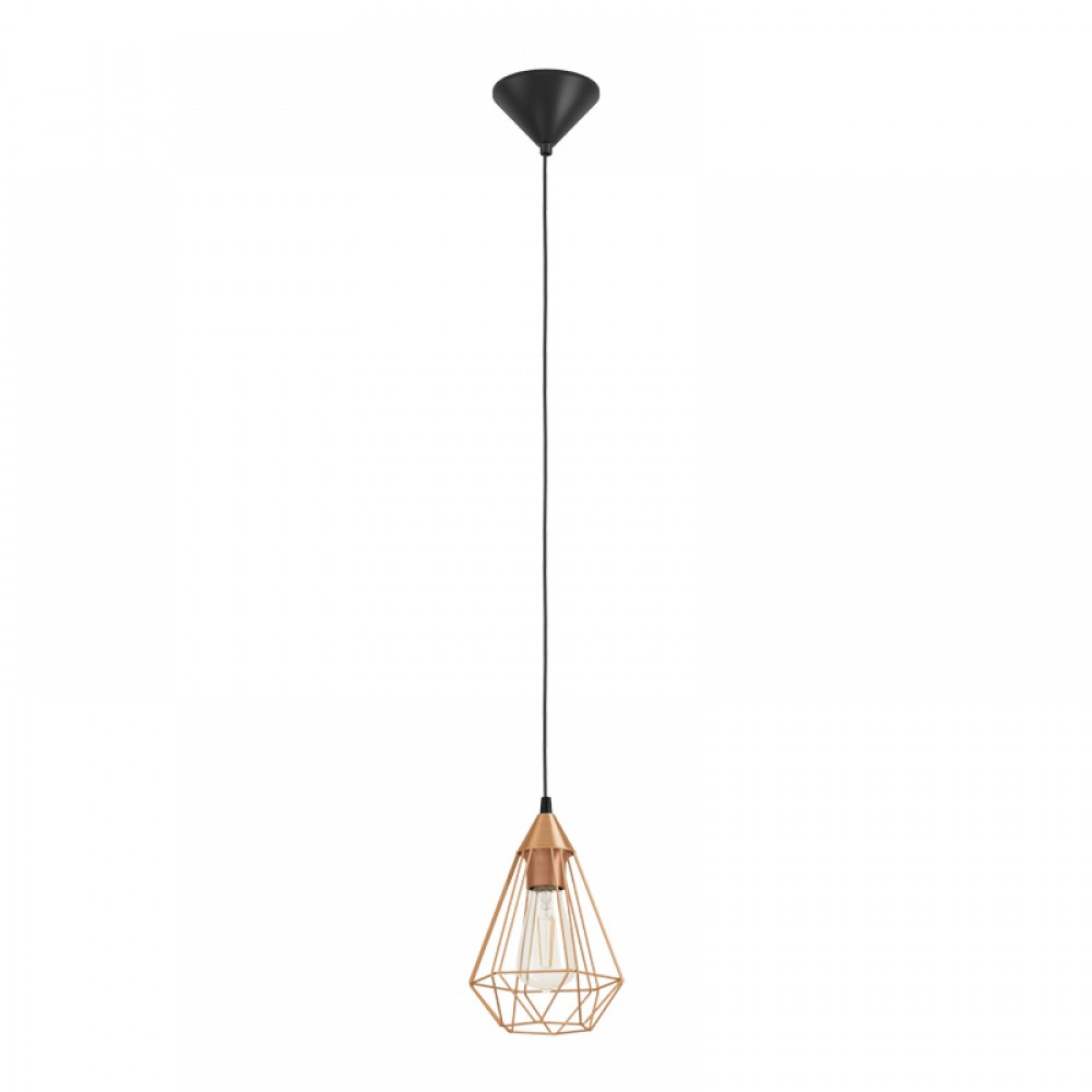 Eglo, Eglo Colgante Vintage Tarbes Cobre 94193