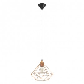 Eglo Colgante Vintage Tarbes Grande Cobre 94194