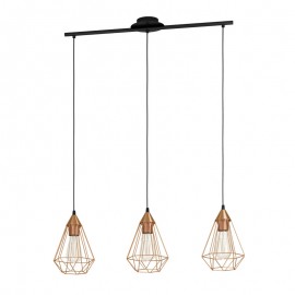 Eglo Lampara Vintage Tarbes Lineal Cobre 94195