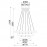 Mantra Lampara LED 122w - 3000k - Grande - Triac Flats Blanco 9428