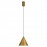 Mantra Colgante LED 10w - Cuero - 18 Cm - Dimable Triac Cono Cuero 9449