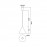 Mantra Colgante LED 10w - Cuero - 18 Cm - Dimable Triac Cono Cuero 9449