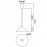 Mantra Colgante LED 10w - Cuero - 24 Cm - Dimable Triac Cono Cuero 9452