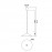 Mantra Colgante LED 10w - Cuero - 30 Cm - Dimable Triac Cono Cuero 9455