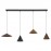 Mantra Lampara Lineal LED - 20w Dimmable Cono Cuero-cobre-negro-cafe 9458