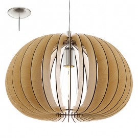Eglo Colgante Madera Cossano E27 1 Luz 94767