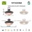 Mantra Plafon-ventilador LED - Cafe - Cobre Cepillado Patagonia Cafe -cobre Cepillado 9520