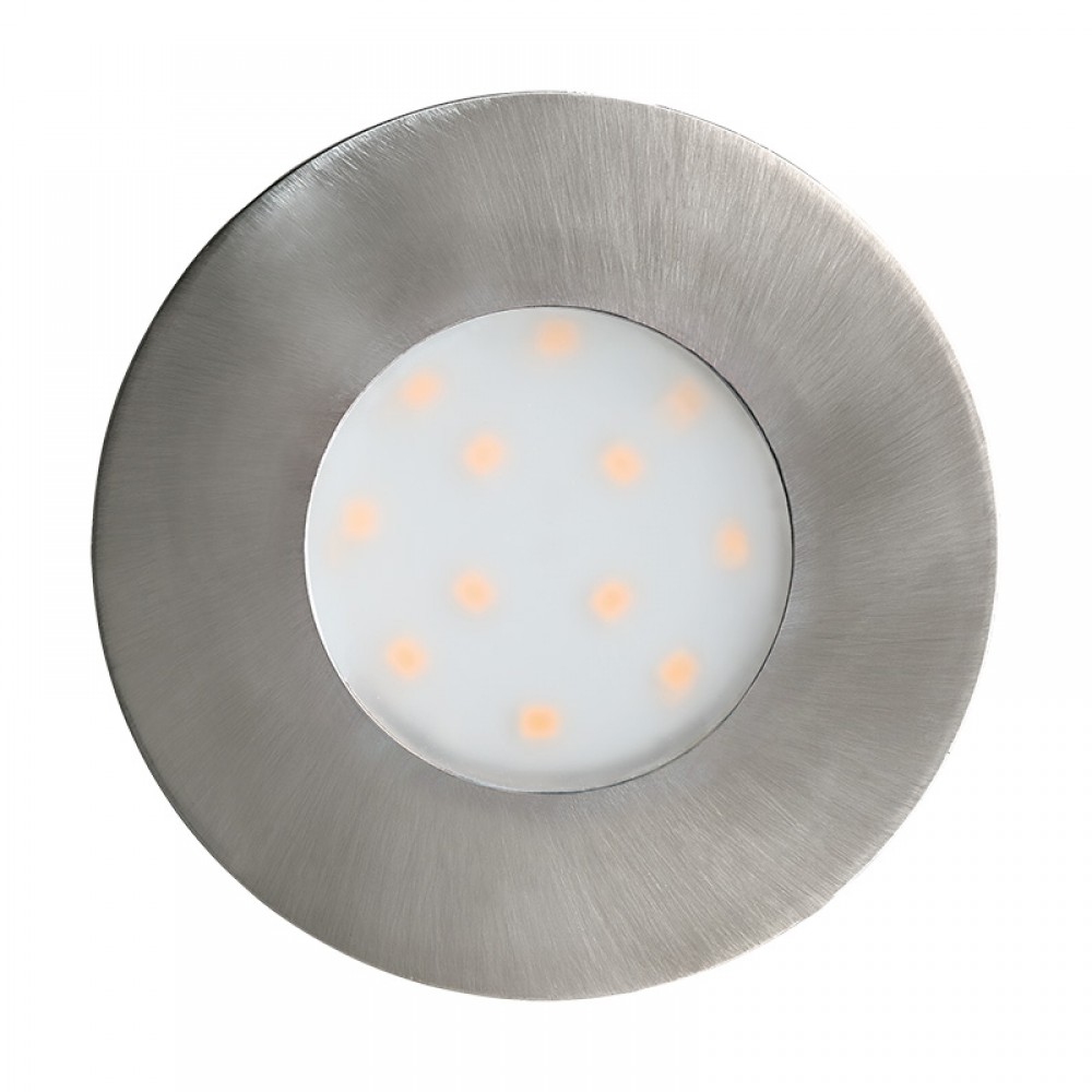 Eglo, Eglo Empotrable Led Ip44 Niquel 6W Pineda-Ip 96415