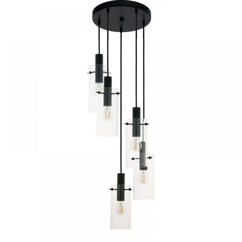 Eglo, Eglo Colgante Montefino E27 5 Luces 97368