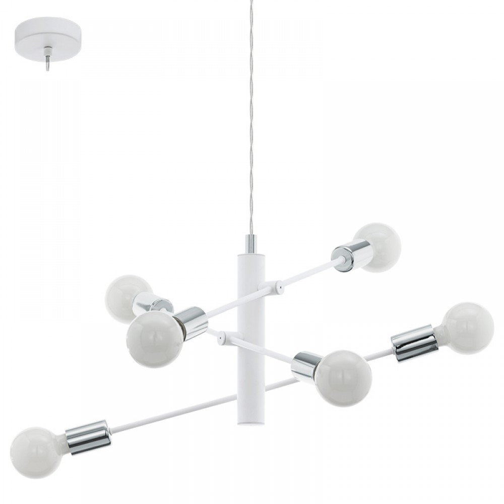 Eglo, Eglo Colgante Gradoli E27 6 Luces 98016
