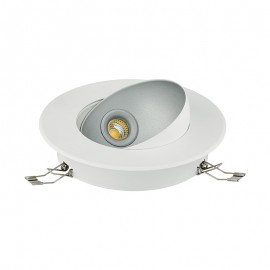 Eglo Lampara Ronzano 1 Blanco, Plata 98521