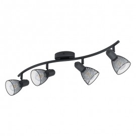 Eglo Foco 4 Led Negro Carovigno 98623