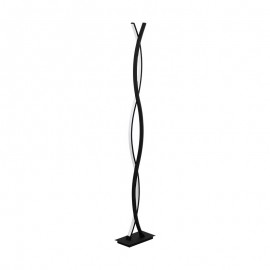Eglo Lampara De Pie Led Negro Lasana 3 99319