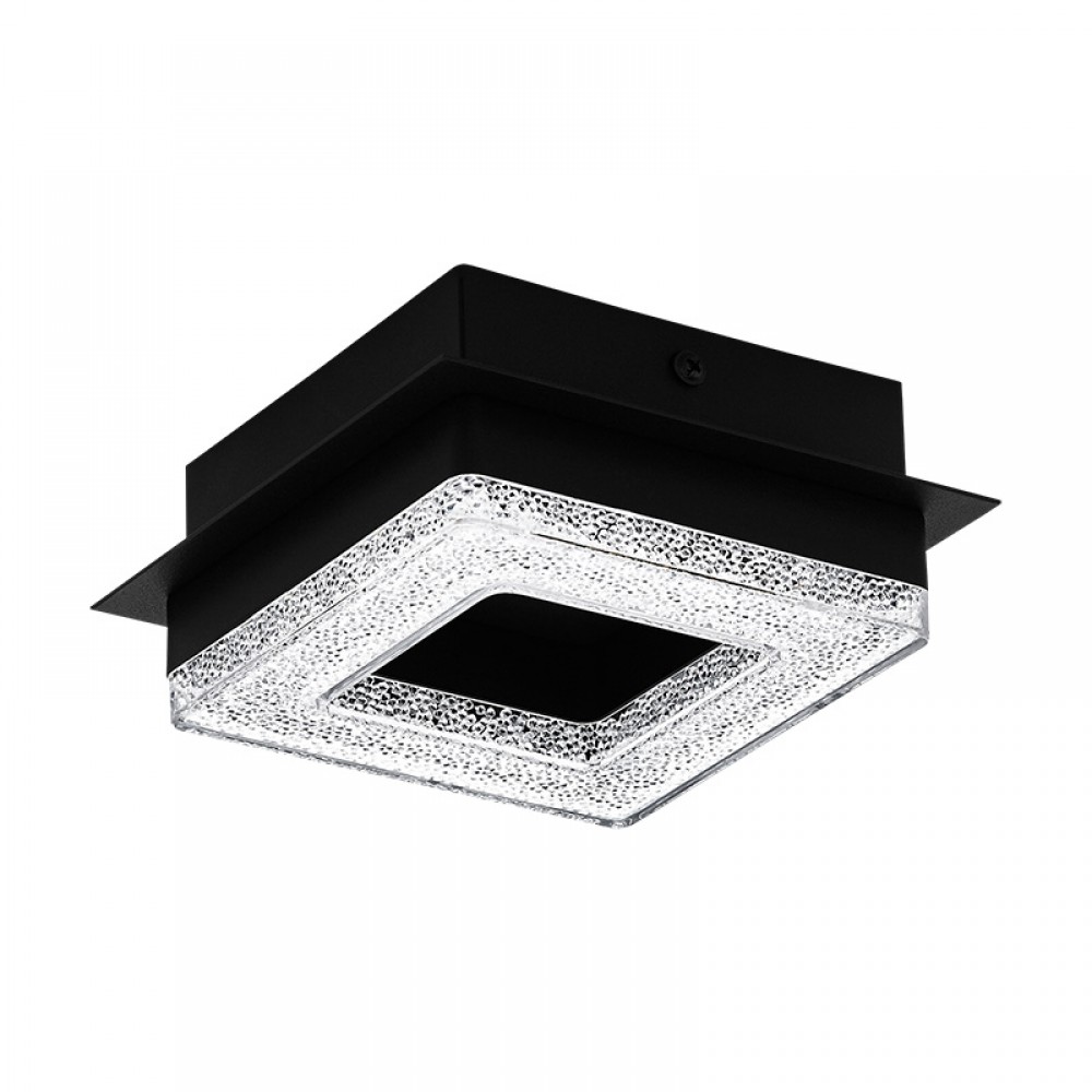 Eglo, Eglo Plafon 1 Led Negro Fradelo 1 99324