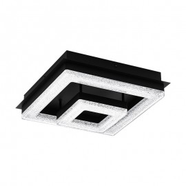 Eglo Plafon Led Doble Negro Fradelo 1 99327