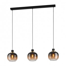 Eglo Lampara Oilella Negro-Laton 99615