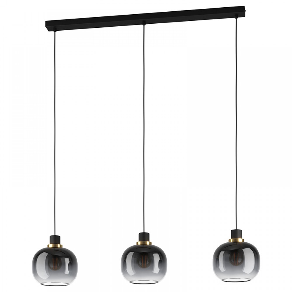 Eglo, Eglo Lampara Oilella Negro-Laton 99617