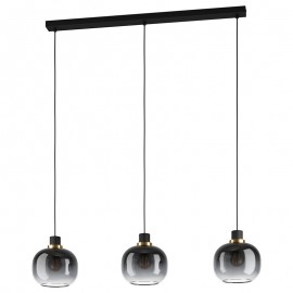 Eglo Lampara Oilella Negro-Laton 99617