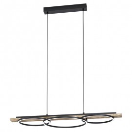 Eglo Lampara Boyal Negro-Marron 99624