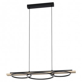 Eglo Lampara Boyal Negro-Marron 99625