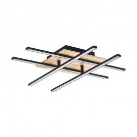 Eglo Lampara Marinello 1 Negro-Marron 99793