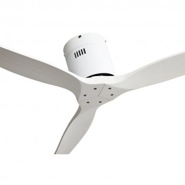 Fabrilamp, Ventilador Aguilon DC Blanco 132Ø 3 Aspas Blancas, Mando y Temporizador 128290301