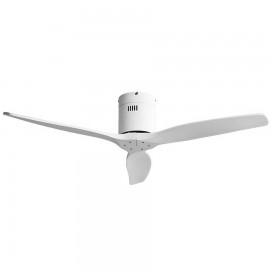 Ventilador Aguilon DC Blanco 132Ø 3 Aspas Blancas, Mando y Temporizador 128290301