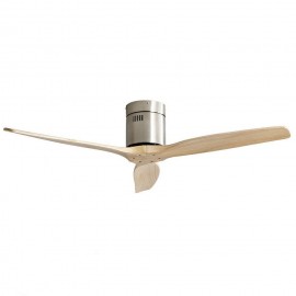 Ventilador Aguilon DC Niquel 132Ø 3 Aspas Haya, Mando y Temporizador 128290342