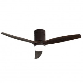 Ventilador Aguilon DC Marron 132Ø 18w 3 Aspas Roble, Mando y Temporizador 128291302