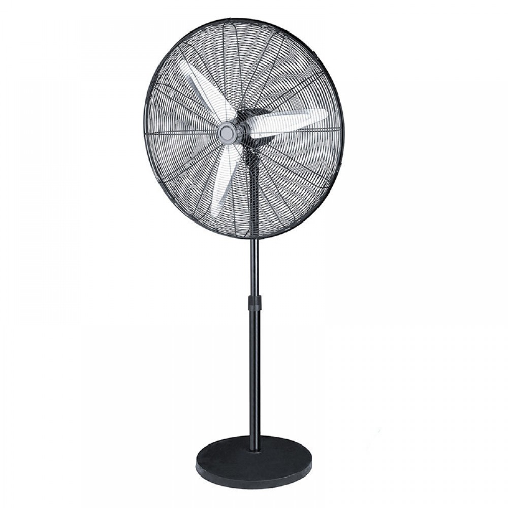 Fabrilamp, Ventilador Alarcon De Pie Negro 80Ø 200W Orientable Y Oscilante 213241209