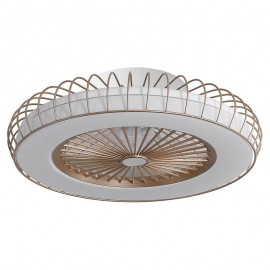 Ventilador Albonez DC Dorado 53Ø 72w Mando Memoria Dimable y Temporizador 182691529