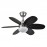 Ventilador Alves DC Niquel 85Ø 2xE27 6 Aspas Wengue-haya Mando y Temporizador 175791633