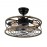 Ventilador Arcadia DC Negro 50Ø 4xE27 3 Aspas Mando y Temporizador 185694809