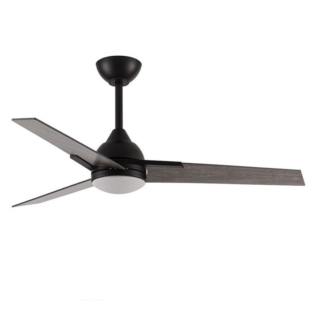 Fabrilamp, Ventilador Argestes DC Negro 132Ø 22w 3 Aspas Mando Memoria y temporizador 182591309