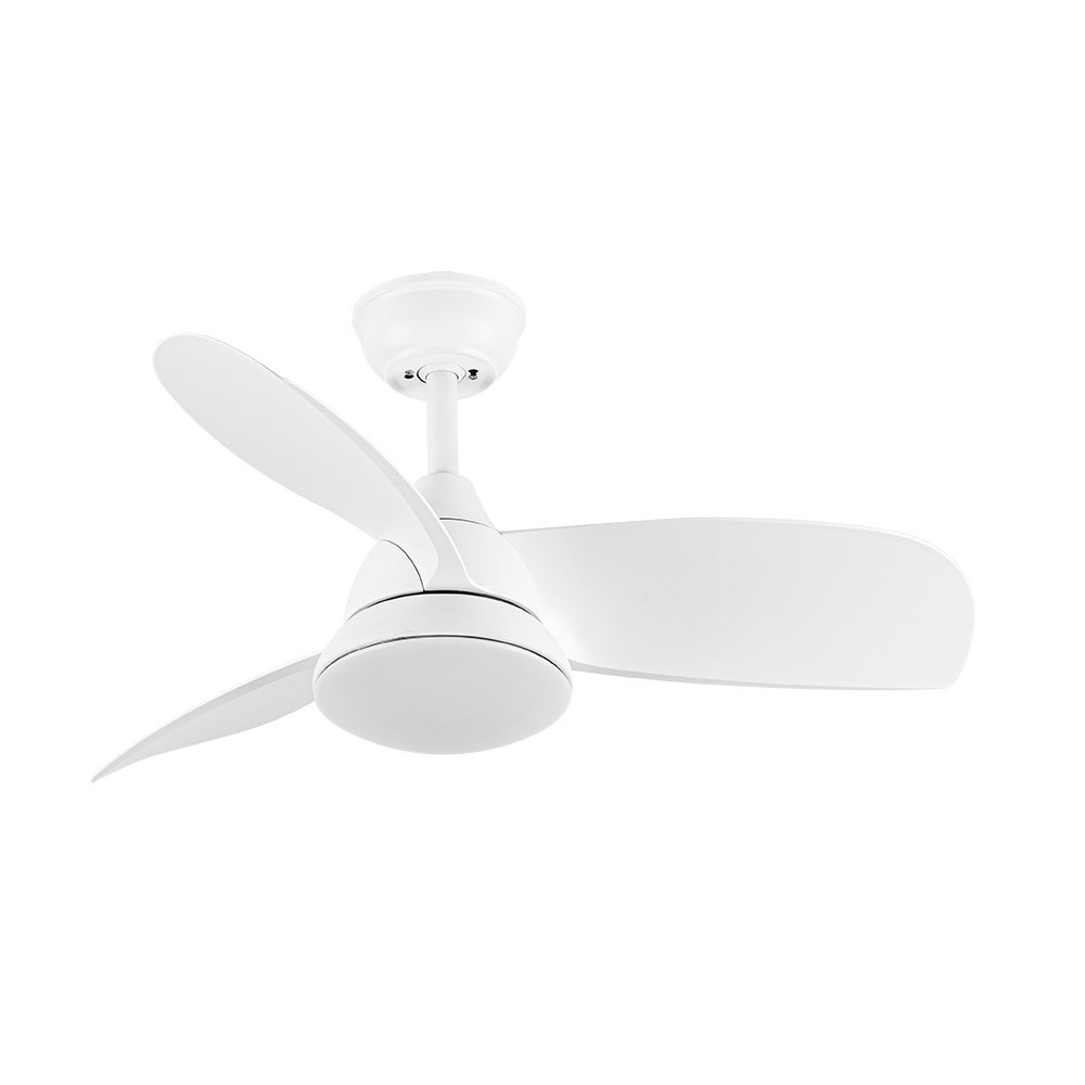 Fabrilamp, Ventilador Atomo DC Blanco 91Ø 24w 3aspas Mando Memoria Y Temporizador 212991301